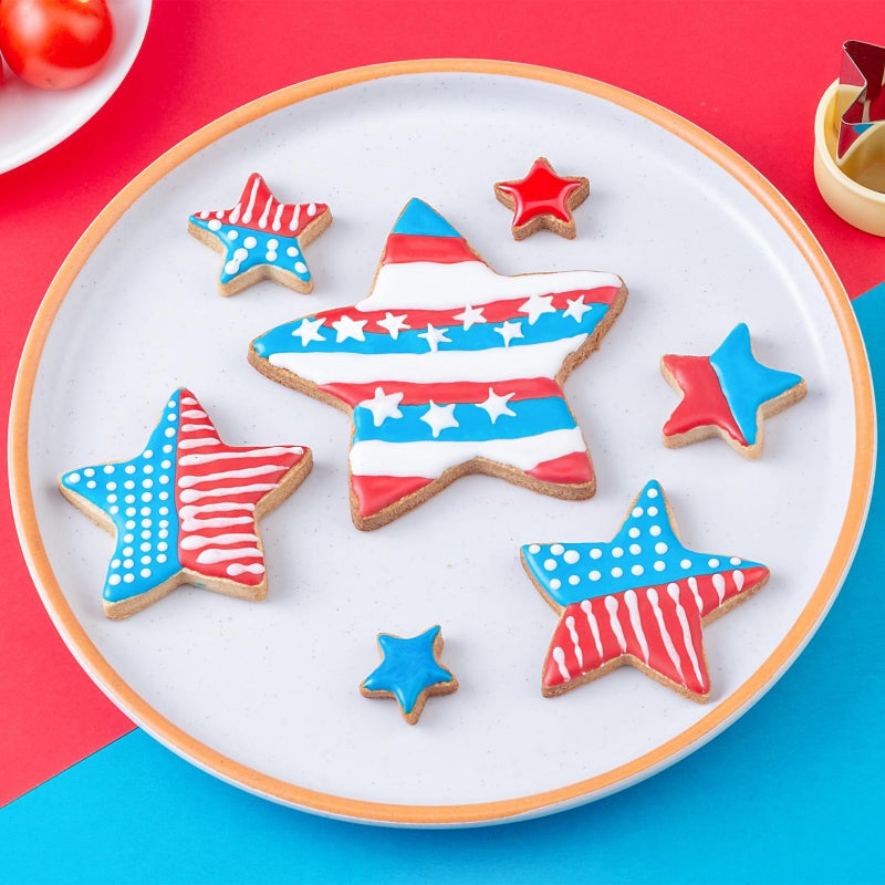Kimfead Sandwich Cutter for Kids 48 Pcs, Kimfead Cookie Cutters, Fruit Vegetable Cutter Shapes, Food Picks for Bento Box, Mouse Dinosaur Star Square Heart Shape - Image 3