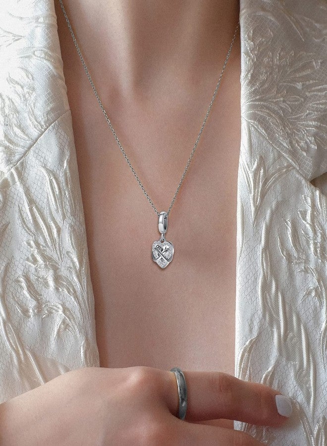 QeenseKc My Best Friend Friendship Charm Heart Infinity Bead for Pandora Bracelet - Image 3