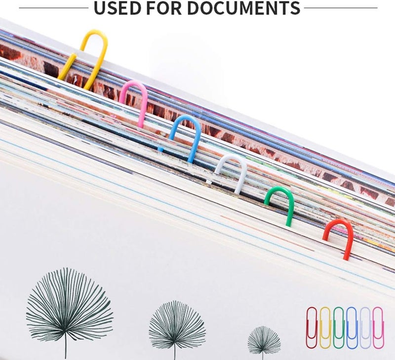 Gute Paper Clips, 40 Pack 4 Inches Mega Large Paper Clips - 100mm Extra Large Multicolored Jumbo Coated Paperclips Big Sheet Holder for Office School Document Organizing - Image 3