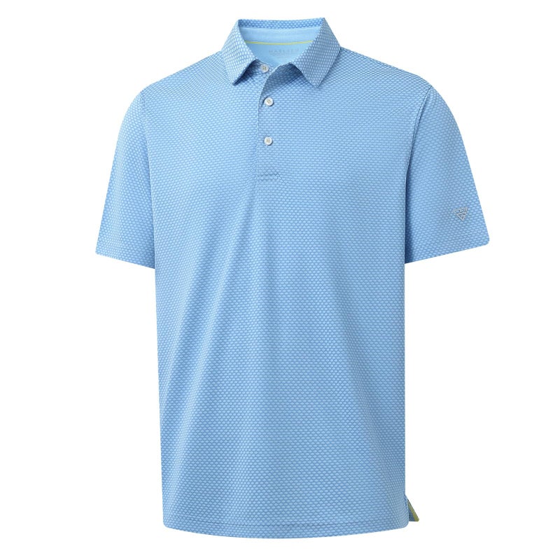 M MAELREG Golf Polo Shirts for Men Quick Dry Fit Performence Lightweight Short Sleeve Jacquard Texture Golf Shirts - Image 1