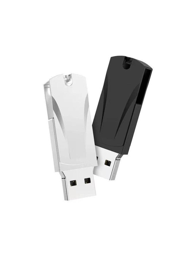 U Disk 128g Large Capacity Mobile Phone Computer Dual-use 64g High Speed 32g Car Carrying Student USB Mobile-Capacity:8g To 128g-Interface:64g Black + 2 Adapters 【can Also Be Used On Mobile Phones】 - Image 5