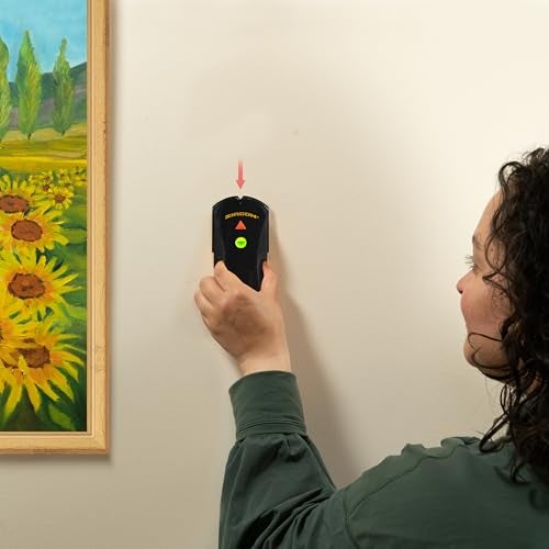 Zircon StudSensor Basic SL Wall Stud Finder – Edge Detection for Wood and Metal Studs Behind Drywall, LED Edge Alerts and SpotLite Beam for DIY Picture, Shelf and TV Mounting - Image 3