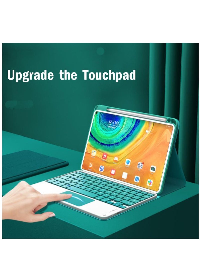 SYOSI Cover Case for Huawei MatePad 11 2021 with Wireless Removable Bluetooth Keyboard, Trackpad - Image 5