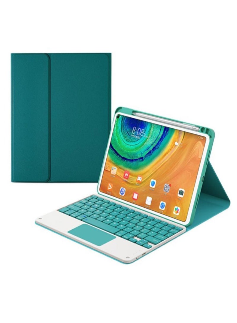 SYOSI Cover Case for Huawei MatePad 11 2021 with Wireless Removable Bluetooth Keyboard, Trackpad - Image 1