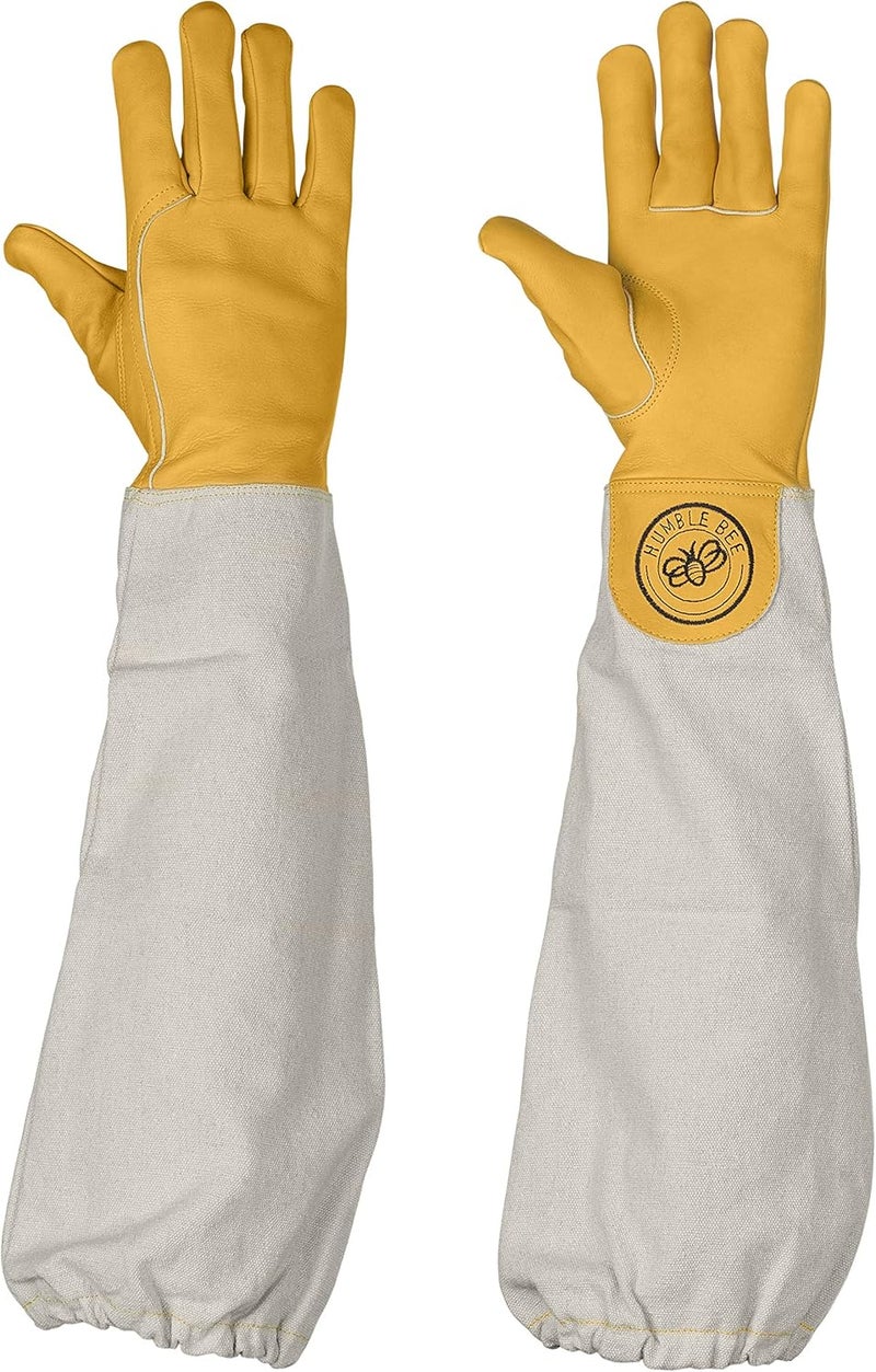 Humble Bee 111 Cowhide Beekeeping Gloves with Extended Sleeves - Image 1