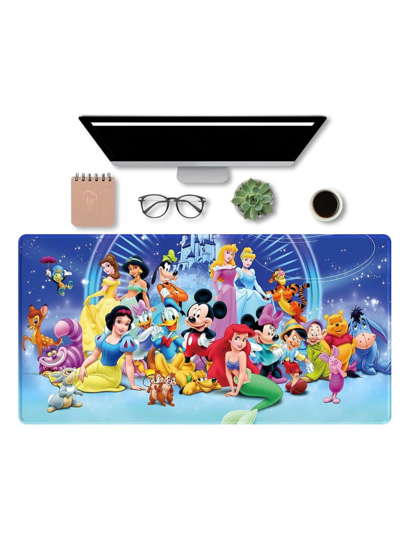 لوحة ماوس أنيمي كبيرة للمكتب، لوحة ماوس احترافية كبيرة مقاس 30 سم × 70 سم × 2 مم، لوحة ماوس ألعاب، استمتع بسجادة مكتب ممتعة للمكتب المنزلي، وأعمال الألعاب، والمكتب، وإكسسوارات المكتب - Image 2