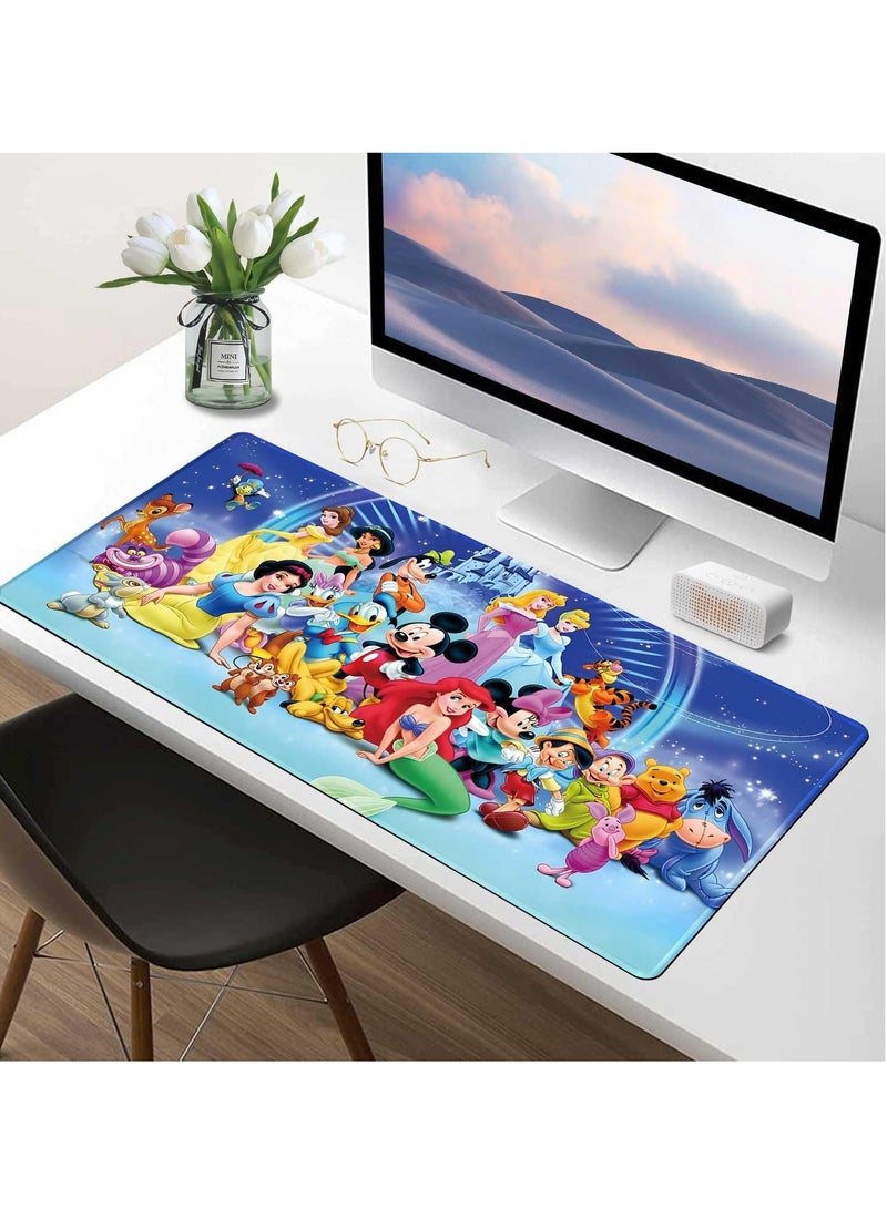 لوحة ماوس أنيمي كبيرة للمكتب، لوحة ماوس احترافية كبيرة مقاس 30 سم × 70 سم × 2 مم، لوحة ماوس ألعاب، استمتع بسجادة مكتب ممتعة للمكتب المنزلي، وأعمال الألعاب، والمكتب، وإكسسوارات المكتب - Image 4