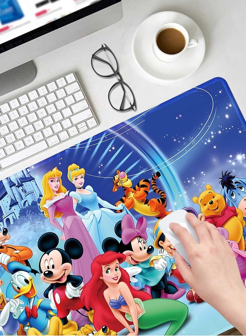 لوحة ماوس أنيمي كبيرة للمكتب، لوحة ماوس احترافية كبيرة مقاس 30 سم × 70 سم × 2 مم، لوحة ماوس ألعاب، استمتع بسجادة مكتب ممتعة للمكتب المنزلي، وأعمال الألعاب، والمكتب، وإكسسوارات المكتب - Image 5
