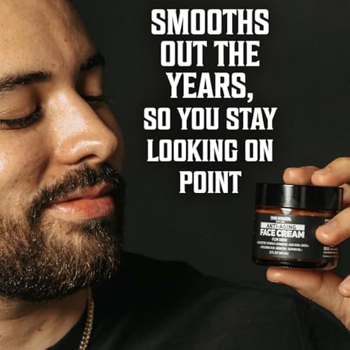 Viking Revolution Mens Anti Aging Face Cream - Mens Face Moisturizer for Men with Hyaluronic Acid, Aloe Vera, Vitamin E - Wrinkle Cream for Men with Vitamin B5, Green Tea (2 Fl Oz) - Image 5