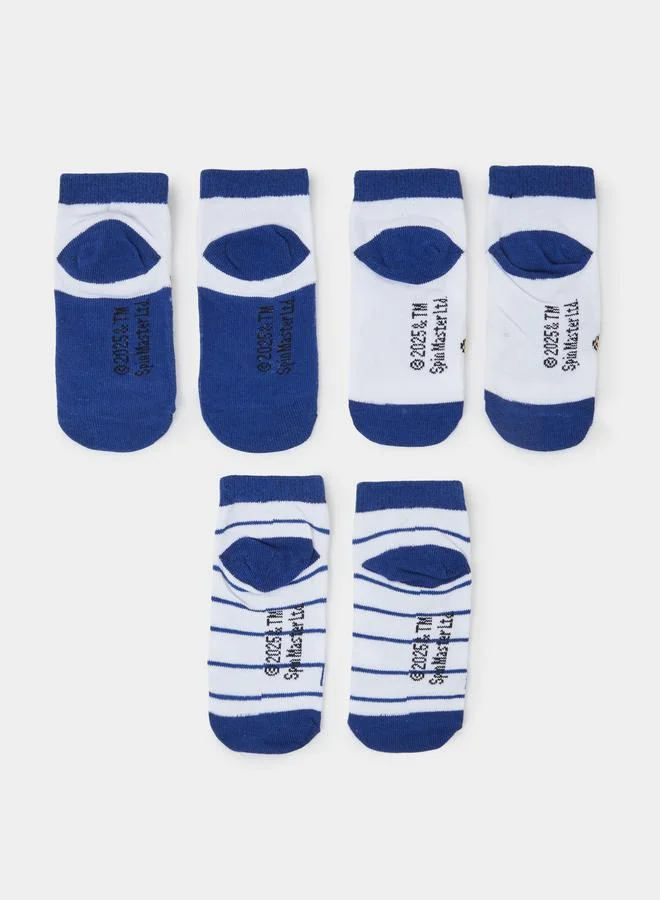 ستايلي Pack of 3 - Boys Paw Patrol Socks