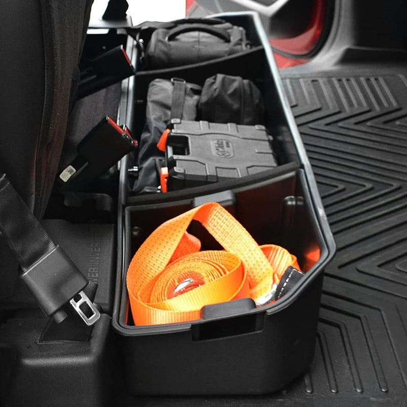 oEdRo Underseat Storage for Ford F150(2015-2026) SuperCrew/Crew Cab & F-250/350/450/550(2017-2026) Super Duty, Upgraded Rear F-150 Under Seat Storage Truck Organizer Tool Box - Image 1