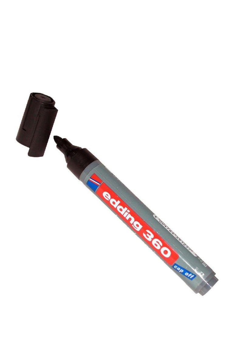 Edding 360 Whiteboard Marker 1.5 - 3 mm Round Tip Black