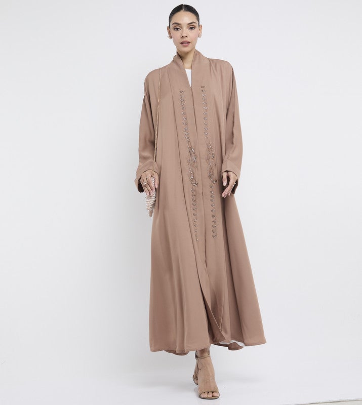 ROZA Stylish hand work abaya - Image 1