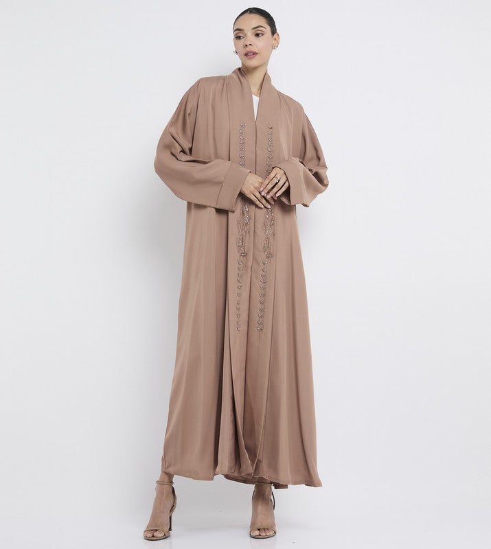 ROZA Stylish hand work abaya - Image 4
