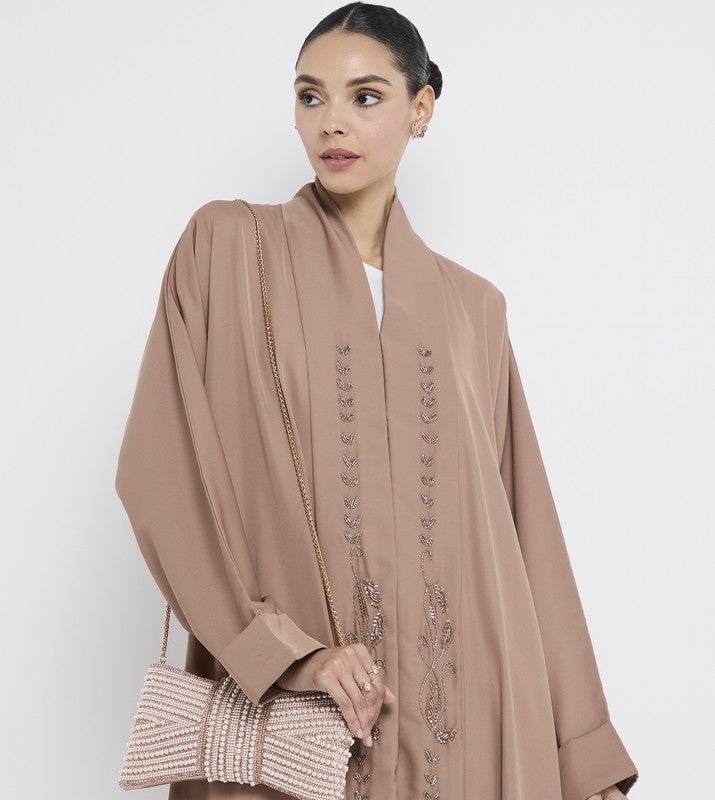 ROZA Stylish hand work abaya - Image 2