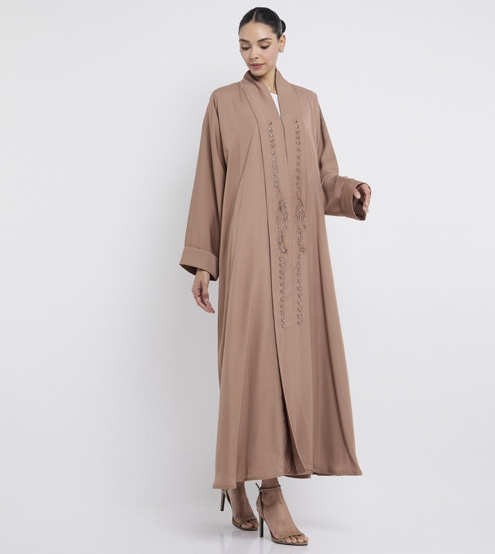 ROZA Stylish hand work abaya - Image 3