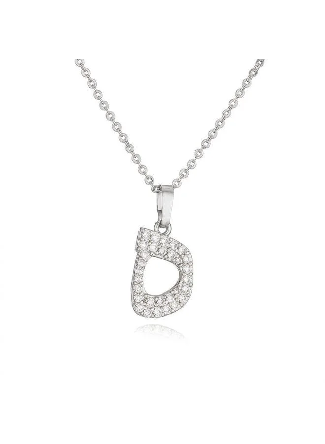 Arabic Letter 'Ha' Necklace 18k Gold Plated