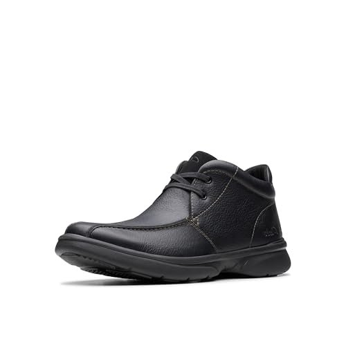 Clarks Collection Men's Bradley Up Chukka Boot, Black Leather, 9.5 Medium US - Image 1