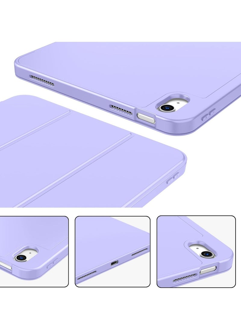 NEW iPad 10th Generation Case (10.9 Inch, 2022) – Smart Case with Pencil Holder, Soft TPU Back, Auto Wake/Sleep Support – Light Purple - Image 4