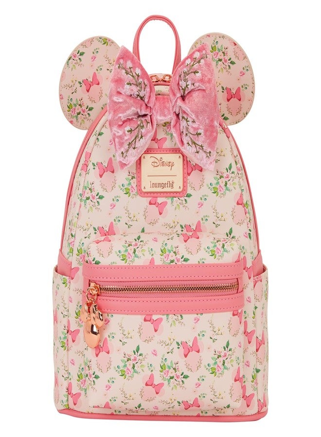 Loungefly Minnie Mouse Floral Mini Backpack - Image 1