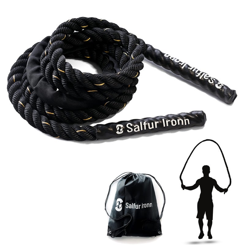Weighted Jump Rope Heavy Jump Rope Weight Jumprope to Improve Muscle Strength and Endurance Durable Jumping Rope Modern Fitness Jump Ropes for Home Gym Workout - Image 1