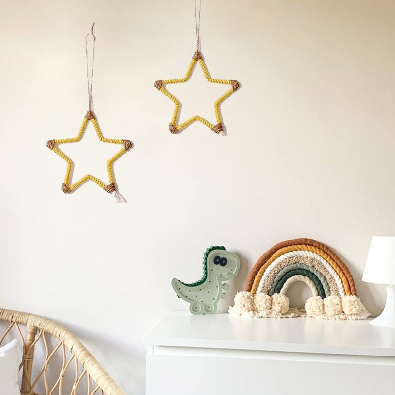 2pcs Metal Macrame Hoops Wreath Making Frame - Image 4