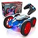 Force1 Tornado Red LED Remote Control Car for Kids Double Sided Driving Fast RC Cars 360 Flips Outdoor 4WD Off Road Stunt RC Car All Terrain Tires RC Crawler Rechargeable Battery 24GHz Remote - Image 4