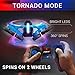 Force1 Tornado Red LED Remote Control Car for Kids Double Sided Driving Fast RC Cars 360 Flips Outdoor 4WD Off Road Stunt RC Car All Terrain Tires RC Crawler Rechargeable Battery 24GHz Remote - Image 2