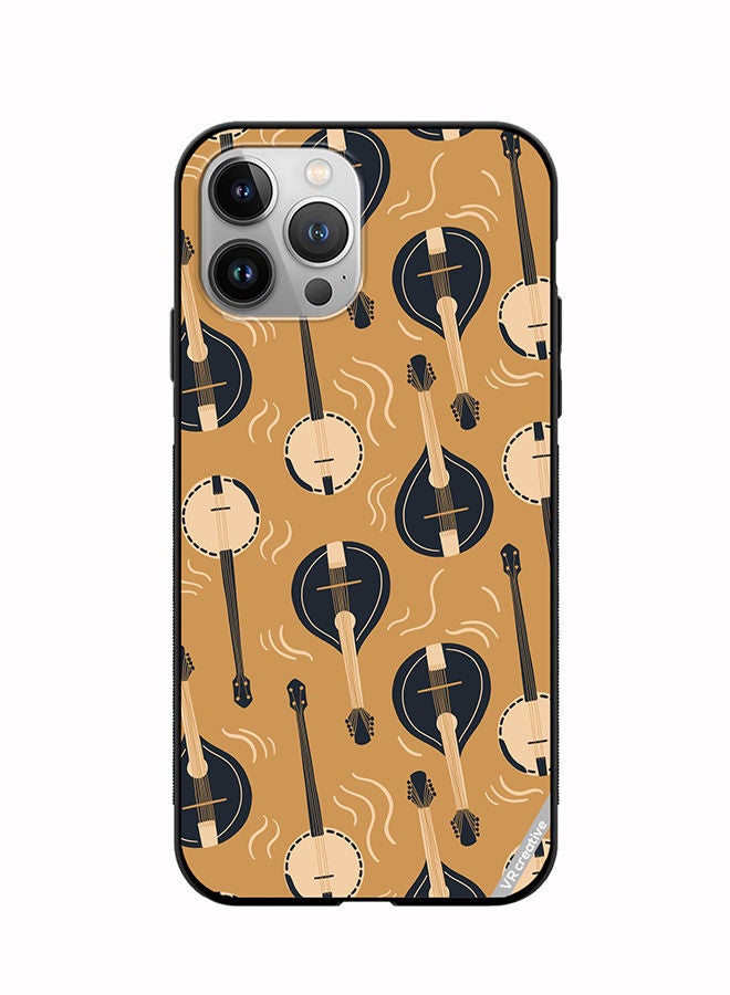 VR CREATIVE Protective Case Cover For Apple iPhone 12 Pro Max Mandolin Or Domra International Music Copy Design Multicolour - Image 1