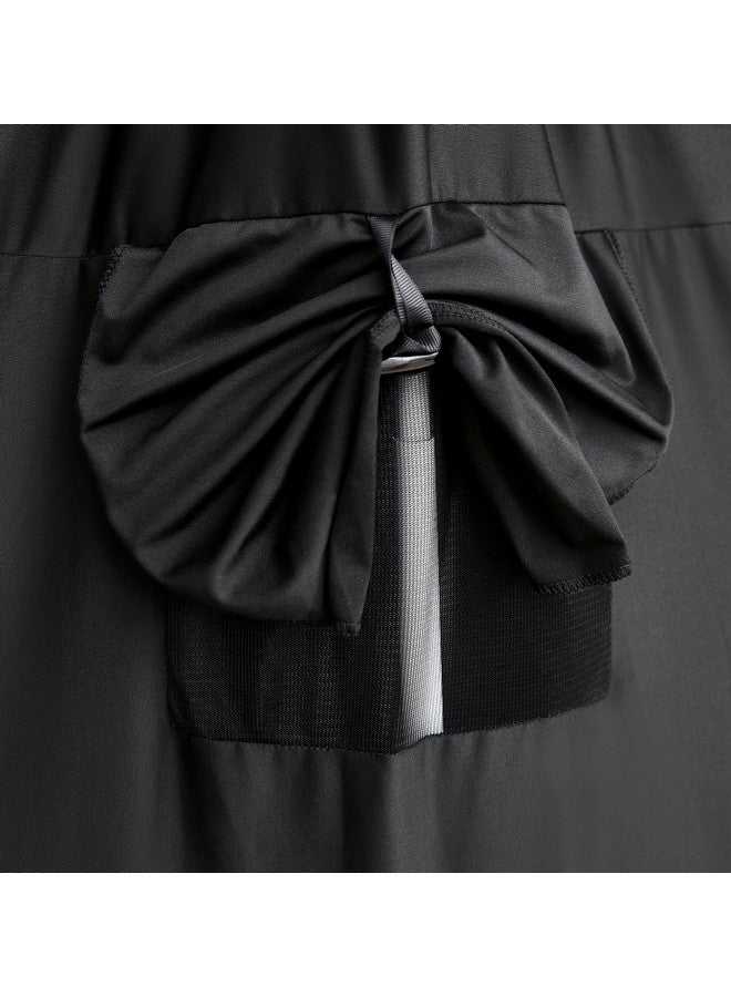 Mengersi Blackout Sleep Tent Crib Tent with Canopy Frame for Toddlers,Crib and Pack N Play Bed Blackout Cover Baby Sleep Tent,Travel Tent Canopy Portable Privacy Tent (Black) - Image 4