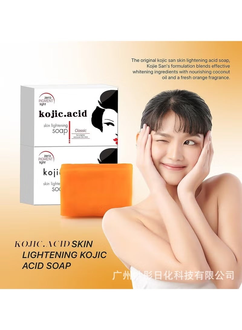 Kojic Acid Skin Lightening Soap 135g Pack of 2 | Classic | Lighter & Even Skin Tone Care | Made in Philippines - Image 2