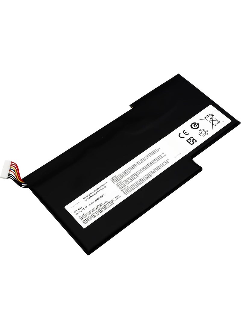 BTY-M6J Laptop Battery – 11.1V, 5700mAh, 63Wh High-Capacity Replacement Battery for Long-Lasting Power - Image 1