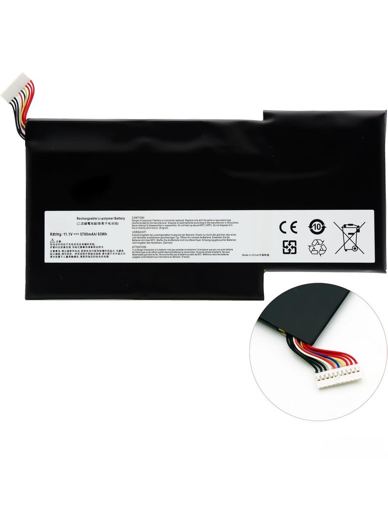BTY-M6J Laptop Battery – 11.1V, 5700mAh, 63Wh High-Capacity Replacement Battery for Long-Lasting Power - Image 2