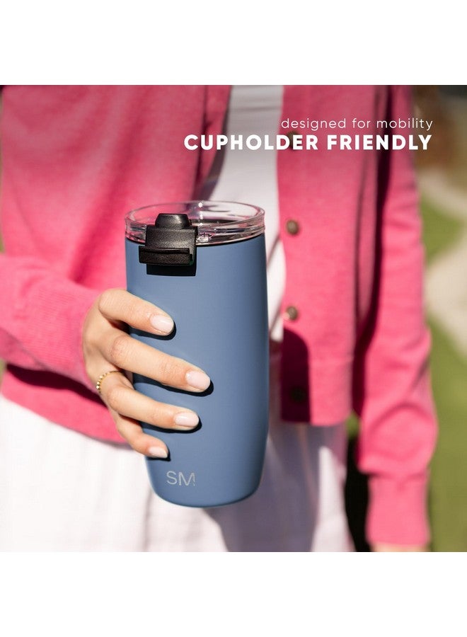Simple Modern Simple Modern Travel Coffee Mug Tumbler with Flip Lid | Reusable Insulated Stainless Steel Cold Brew Iced Coffee Cup Thermos | Gifts for Women Men Him Her | Voyager Collection | 12oz | Forest - Image 5