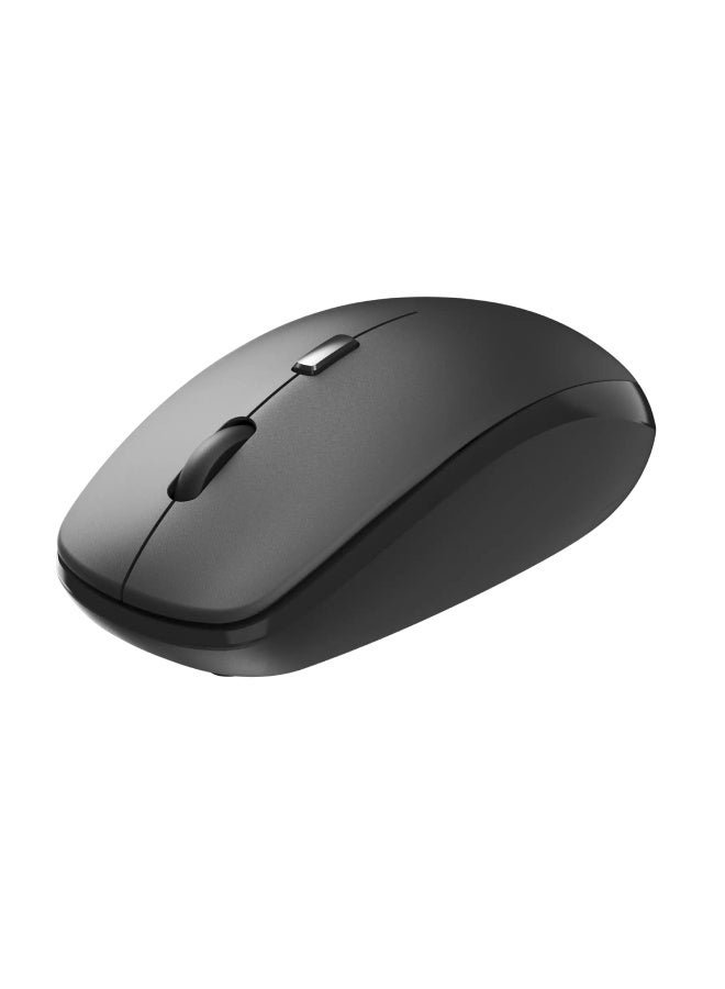 ميشين فأرة مكتبية لاسلكية صامتة BTM100 - رمادي فولاذي - Image 2