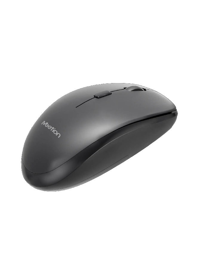 ميشين فأرة مكتبية لاسلكية صامتة BTM100 - رمادي فولاذي - Image 3