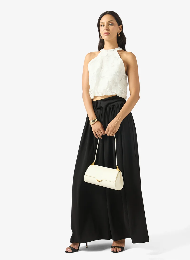 تيد بيكر Bracci Wide Leg With Pleated Waistband Trousers