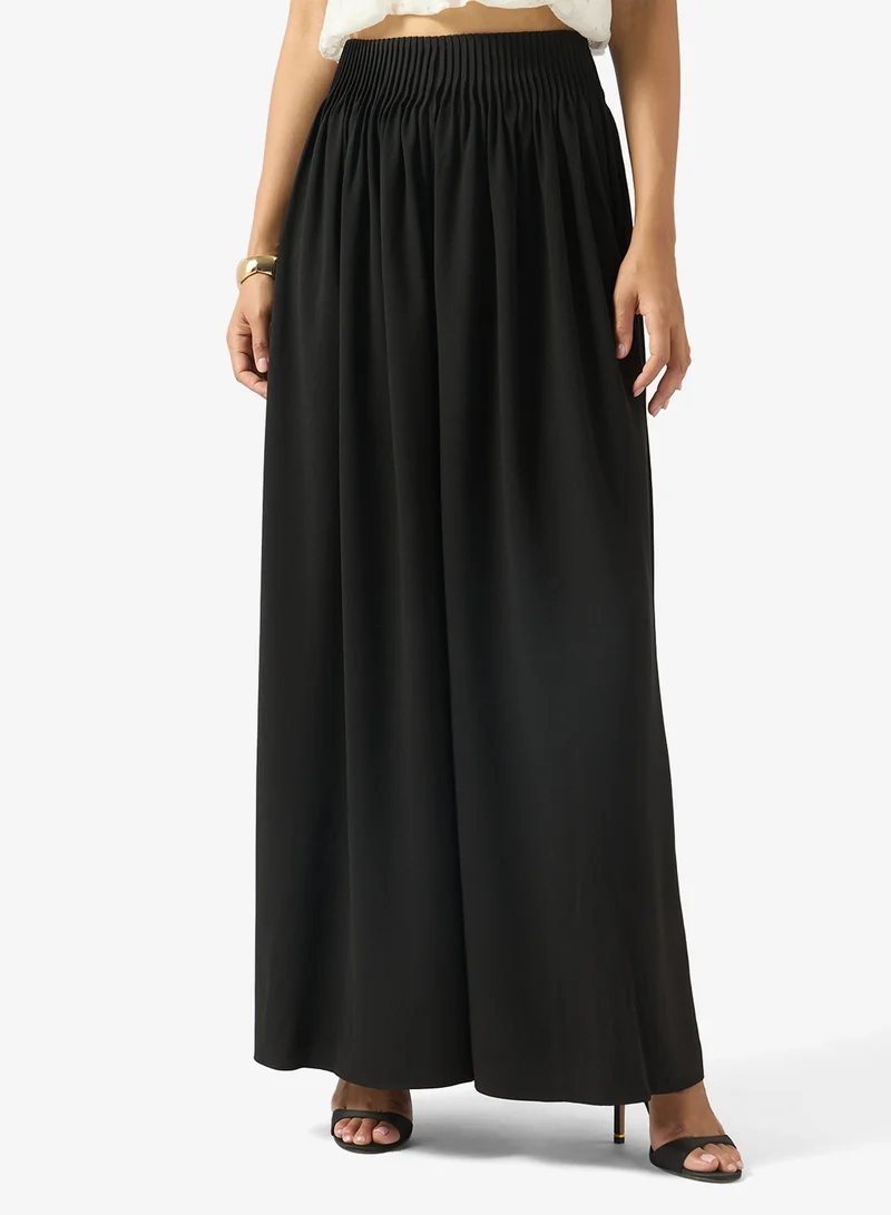 تيد بيكر Bracci Wide Leg With Pleated Waistband Trousers