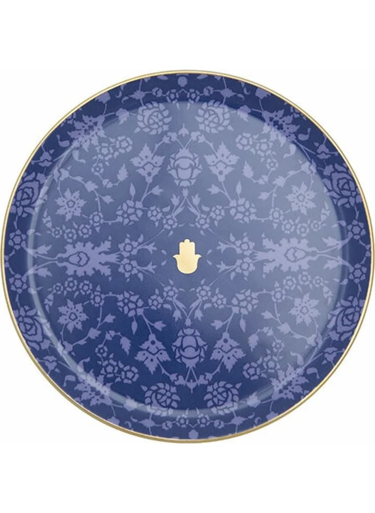 Porland Glamorous Navy Blue Flat Plate 24 Cm