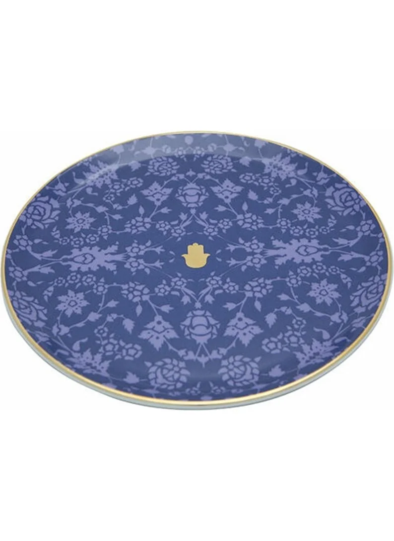 Porland Glamorous Navy Blue Flat Plate 24 Cm