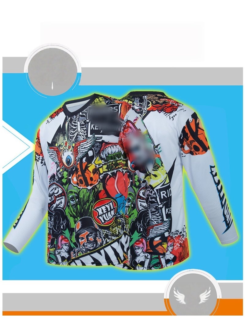 Nariele Men's Outdoor Cycling Suit Off-road Road Mountain Bike Cycling Suit - Image 3