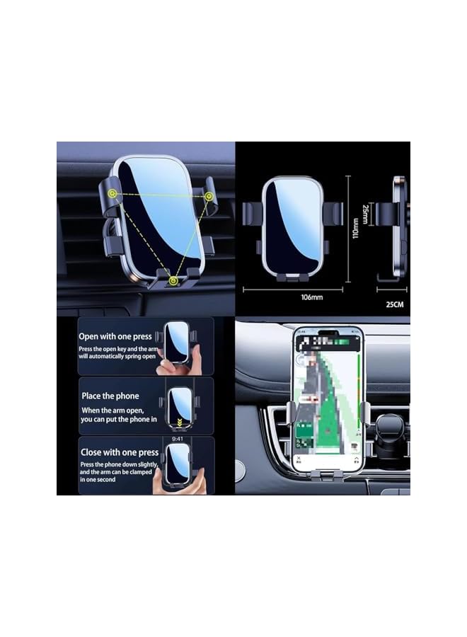 S-TOP Car Mobile Phone Holder Bracket Compatible with Nissan Patrol 2023 2024 Navigation Stand Auto Accessories - Image 2