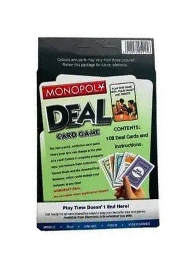 NIBEMINENT Monopoly Deal Card Game With Family 22x39cm - Image 2