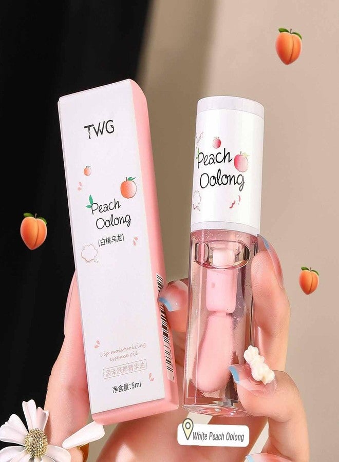 KTouler 4PCS Tinted Hydrating Lip Oil Set,Clear Lip Gloss,Honey Lip Oil,Lip Gloss Flavoring Oil Long Lasting Nourishing for Women Girls - Image 5