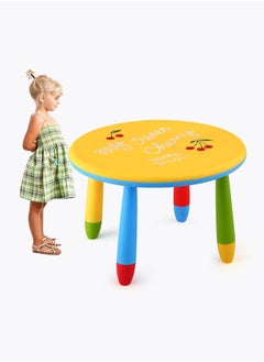 JSAITOYS Children Colorful Plastic Table Training And Guidance Children's Furniture Desk  - Image 1