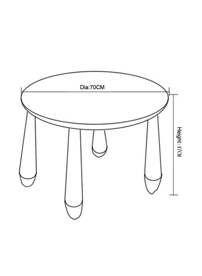 JSAITOYS Children Colorful Plastic Table Training And Guidance Children's Furniture Desk  - Image 2