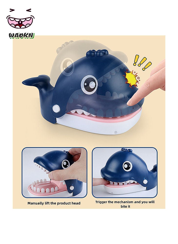 WAOKN - Children's Classic Dentist Bite Finger Game,For 3+ Years-Multicolor Whale Orchid - Image 1