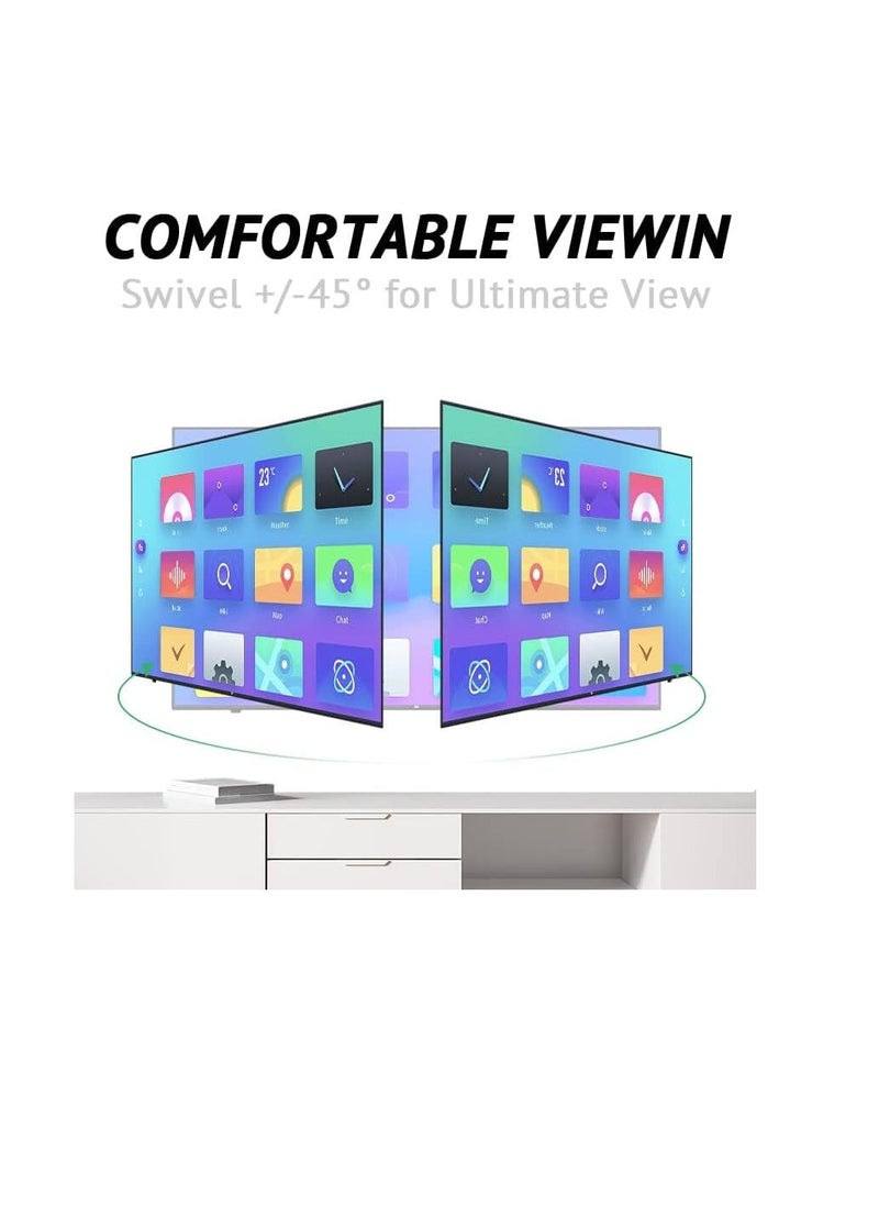 Generic - NB4 4Bio TV Wall Mount Full Motion TV Stand for 45-75 Inch TV with Swivel Joint Extend with Tilt Arm, Holds 100lbs and Max VESA 600x400mm - Image 1