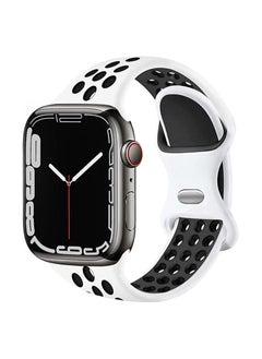 Sport Strap Compatible with Apple Watch Band 45mm 44mm 42mm 49mm, Soft Silicone Breathable Wristband Replacement Band for Apple Watch Strap/iWatch Ultra 2 SE Series 9 8 7 6 5 4 3 2 1