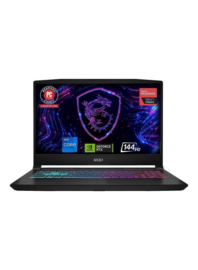 MSI Katana 15 B13VGK Laptop With 15.6-Inch Display, Core i7-13620H Processor/16GB RAM/512GB SSD/8GB Nvidia RTX 4070 Graphics Card/Windows 11 Home English/Arabic Black  - Image 1